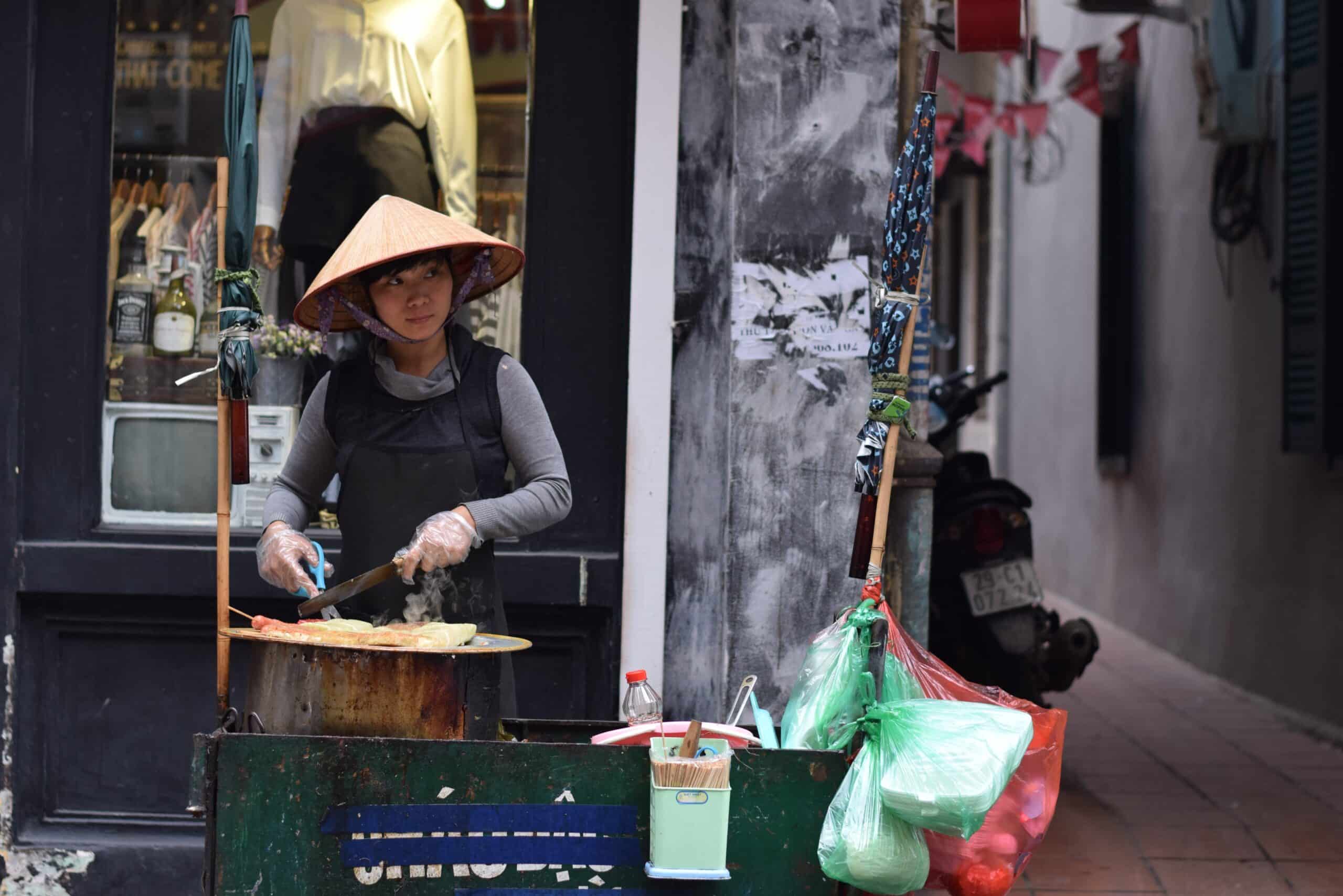 Eating street food is a great way to save money on food while travelling