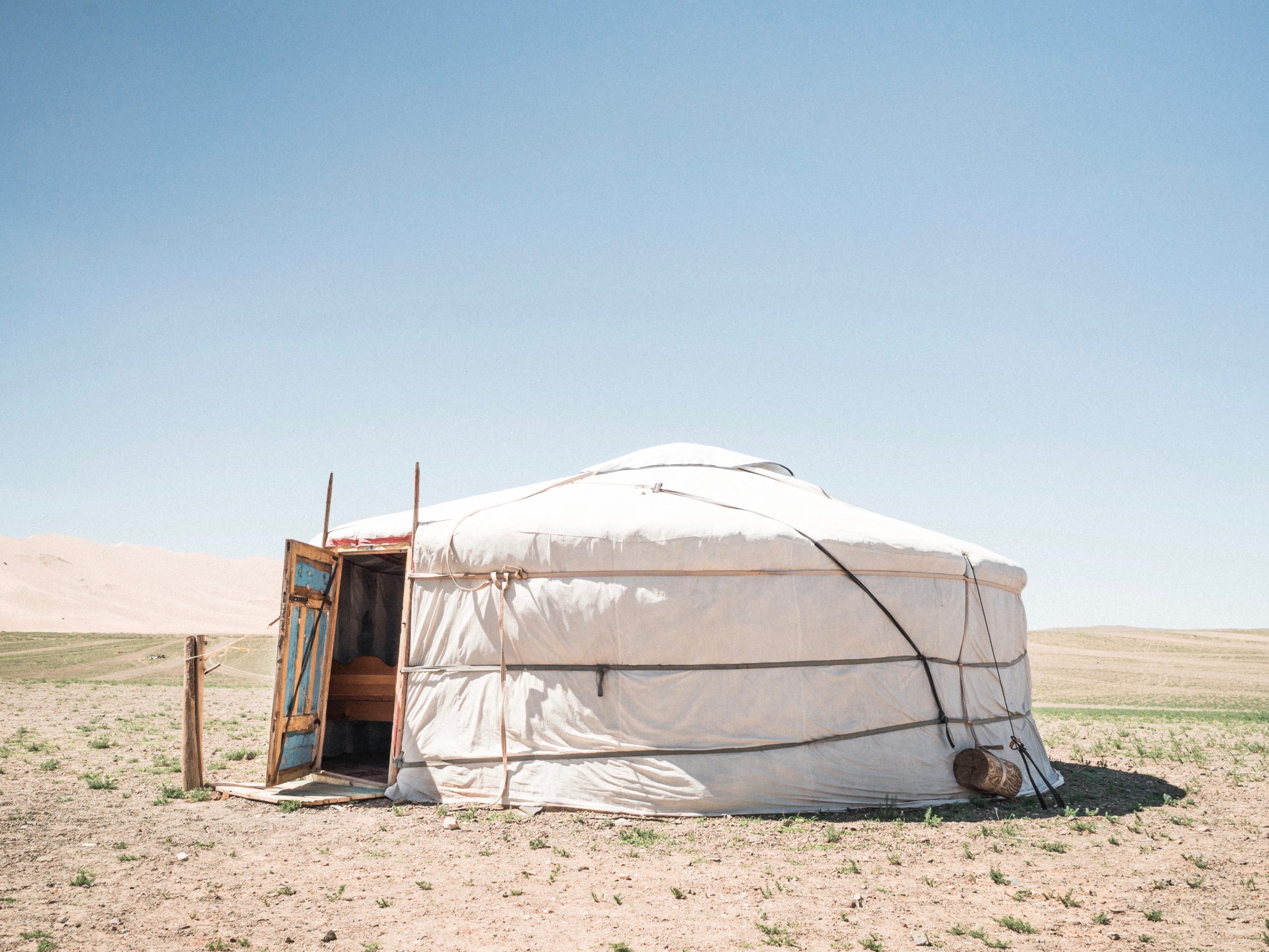 A mongolian ger where it is important to observe mongolian ger etiquette