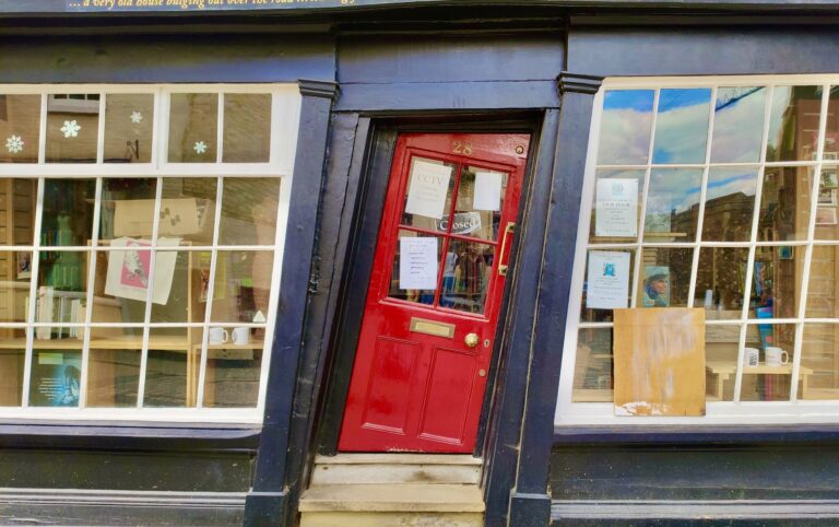 Crooked House or St John Boys House, Canterbury Catching Lives Bookshop