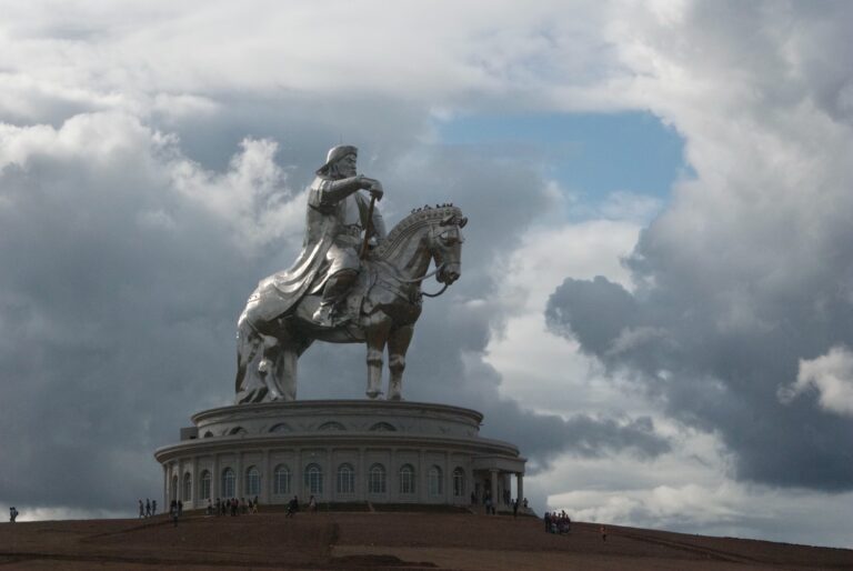 Chinggis Khan Statue in Central Mongolia